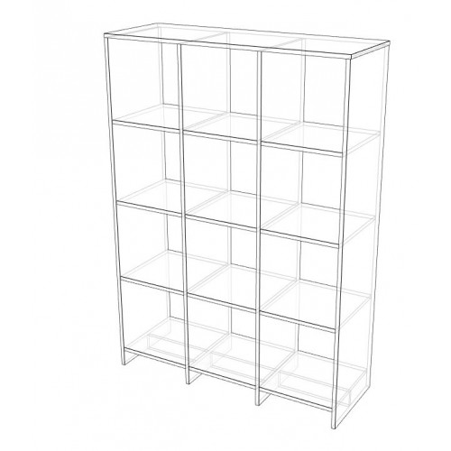 4 x deals 3 cube shelf